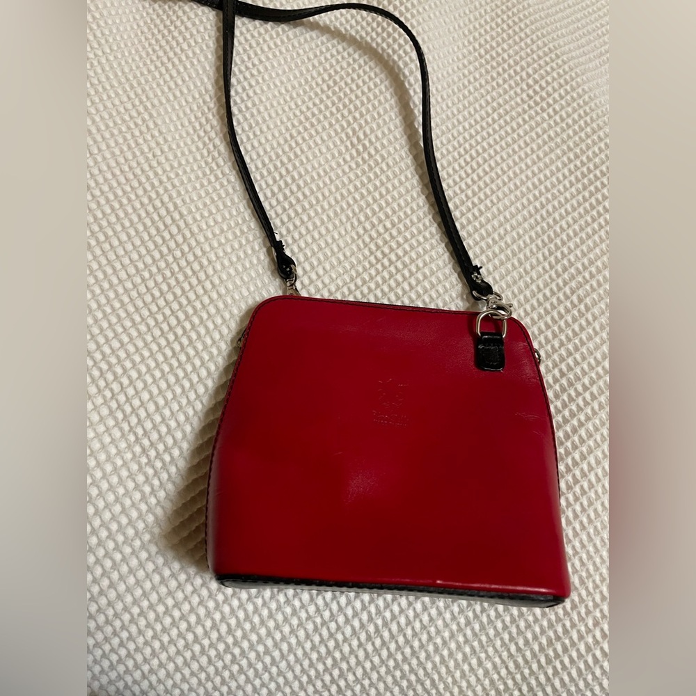 Vera pelle crossbody